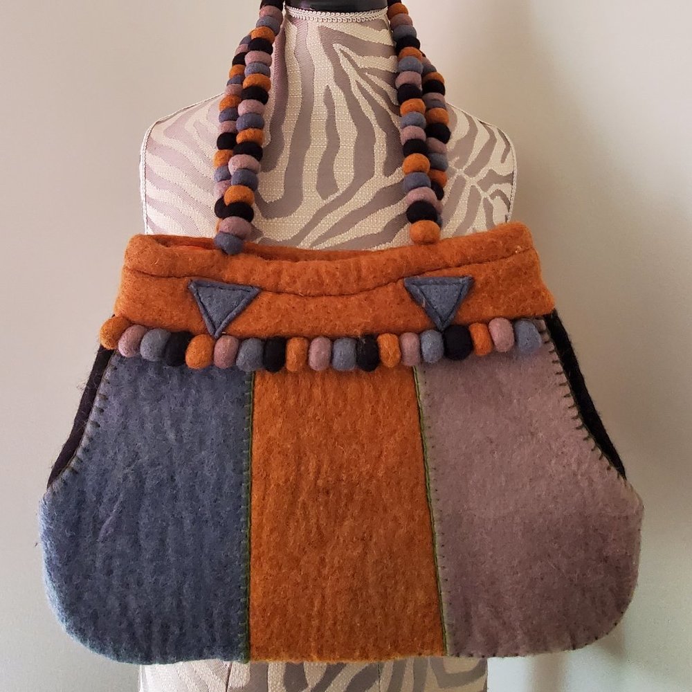 Wool Felted Purse